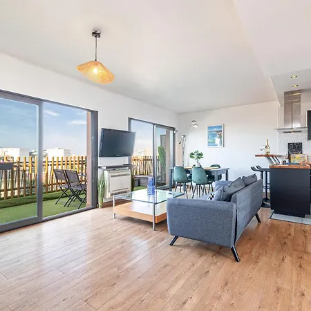 Appartement Open Sky Terrace Lage 1 Bdr & Parking Nice