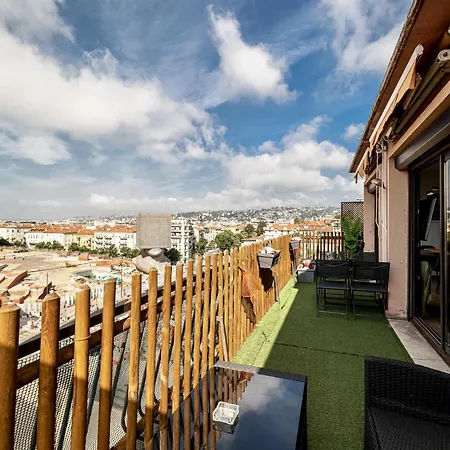Appartement Open Sky Terrace Lage 1 Bdr & Parking Nice