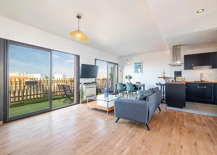 Appartamento Open Sky Terrace Lage 1 Bdr & Parking Nizza