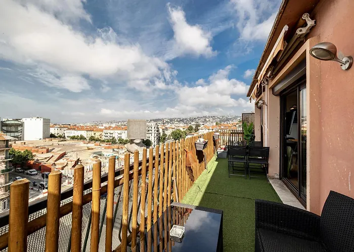 Appartamento Open Sky Terrace Lage 1 Bdr & Parking Nizza