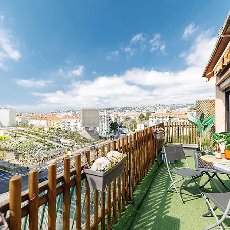 Open Sky Terrace Lage 1 Bdr & Parking 아파트 *